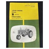 JD Md B Tractor Operators Manual