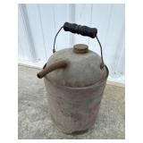 Primitive Galvanized Gas Can