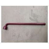 1.5in painted red lug wrench 20in long