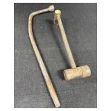 Primitive Pry Bar/ Lug Wrench & Triple Socket