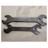 (2) Case open-end wrenches 029W & W7658S