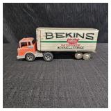 Hubley Diecast Ford Semi w/ Bekins Trailer
