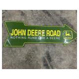 JD Road Arrow Tin Sign