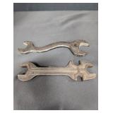 (2) Farm Implement wrenches one marked 7370