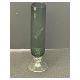 8' Green Glass Bud Vase
