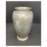 10.25' SliverTone Metal Vase