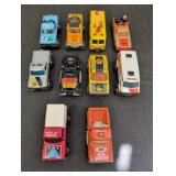 Variety of Matchbox cars 1980's