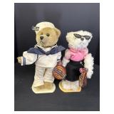 Brass Button Bears 1940's & 1950ï¿½s Casey & Lucy