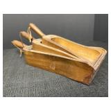 Wooden Nesting Scoops 15', 12',  & 10'