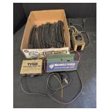 Train tracks 18' R  Powerpack toy transformer &