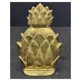 6.5' Newport Brass Pineapple Bookend N8-2