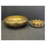 2 brass Urli bowls 4-8.24'