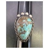 Navajo Style Turquoise Ring