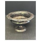 5.5' Sliver Plated Pedestal Bowl