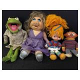 Kermit & Miss Piggy, 1983 Rainbow Brite, & Ernie