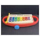 1989 Fisher-Price Rock 'n Roll Xylophone Pull Toy