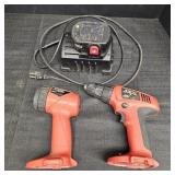 Skil 12V Cordless Drill, Work Light, & Battery w/