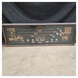 History of Golf Shadow Box Display Case