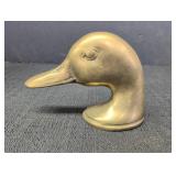 Brass Duck Head bottle opener 3in tall