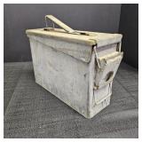 Vintage Metal Ammo Box
