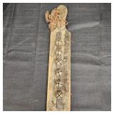 Rustic Metal Bells on Wood Decor