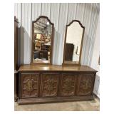 Stanley Furniture dresser w/ 2 mirrors