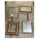 Variety of frames and mirrors
