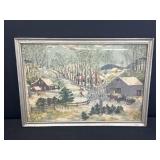 Springtime on The Farm Framed