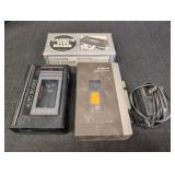 Sharp cassette player, Cybernet pocket stereo &