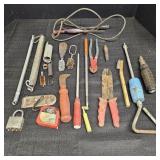 Various VTG Tools: Springs, Wire Brushes, Hand