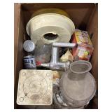 American Family Scale, food chopper, tin cans