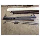 4 sets metal bed rails
