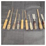 Vintage Woodworking Chisels
