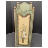 Vtg Wooden Umbrella stand 25in tall x 7.5in wide