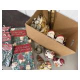 Variety of Christmas decor, Mr. and Mrs. Claus
