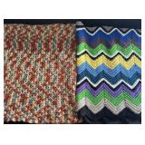 2 Crocheted Afghans