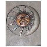 Sun & Moon Bronze & Copper wall decor new