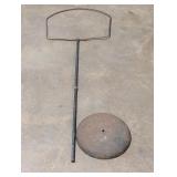 Metal Bird Cage stand, 5ft tall, base 12in in