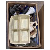 Vases, pitcher, bowls, bell, mugs
