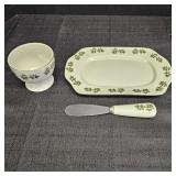 Living Quarters Holiday Set: Tray, Dip Bowl,