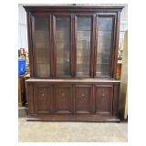 Antique Lighted China Hutch