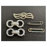 Silver Toned Pins & Scarf Pins