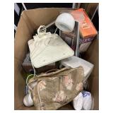 Glucometer, radios, desk light, rollers, nail