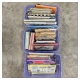Misc Children's Books in 3 Purple Storage