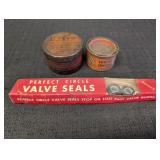 (2) containers grinding compound, valve seal
