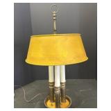 Brass Bouillotte Candle Stick lamp