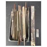 Large lot of metal hand files