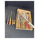 Variety of chisels & files