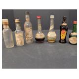 Vtg Liquor Bottles, Liqueur, Brandy, wiskey,