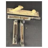 3 Stanley Surform rasp planes & Hutchins speed